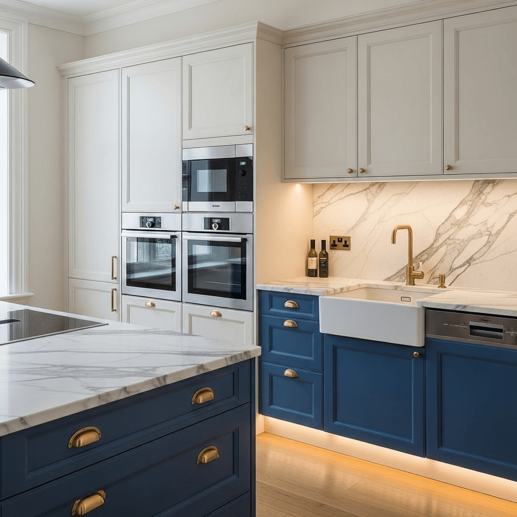 Modern kitchen interior at Saraswati Coral